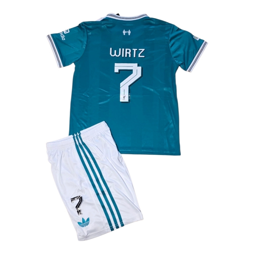 Florian Wirtz Liverpool 25/26 Set Fot Kids